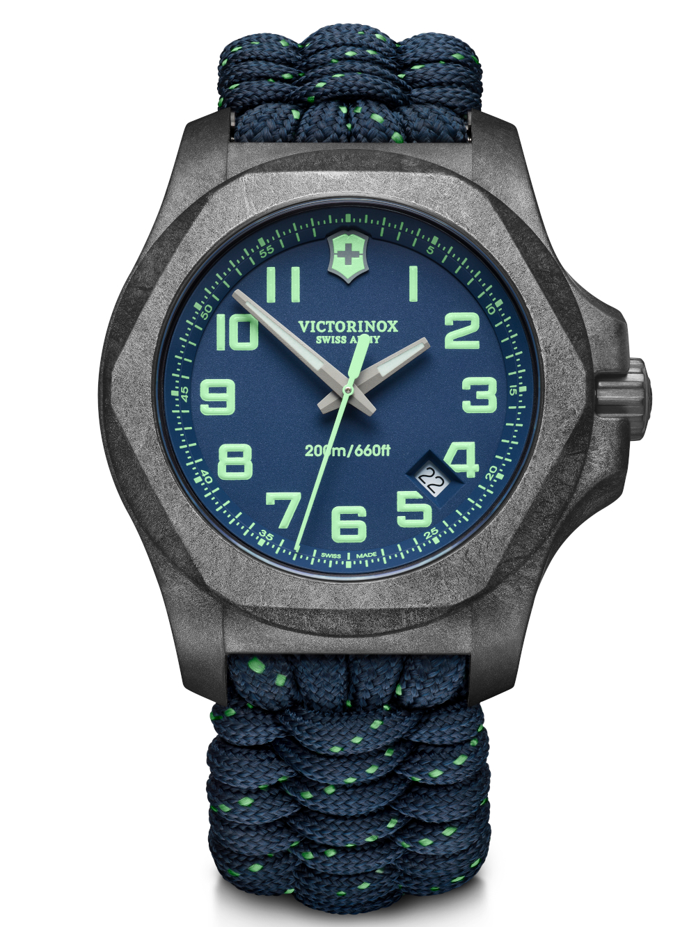 Pánské hodinky Victorinox 241860 I.N.O.X. Carbon set s náhradním řemínkem