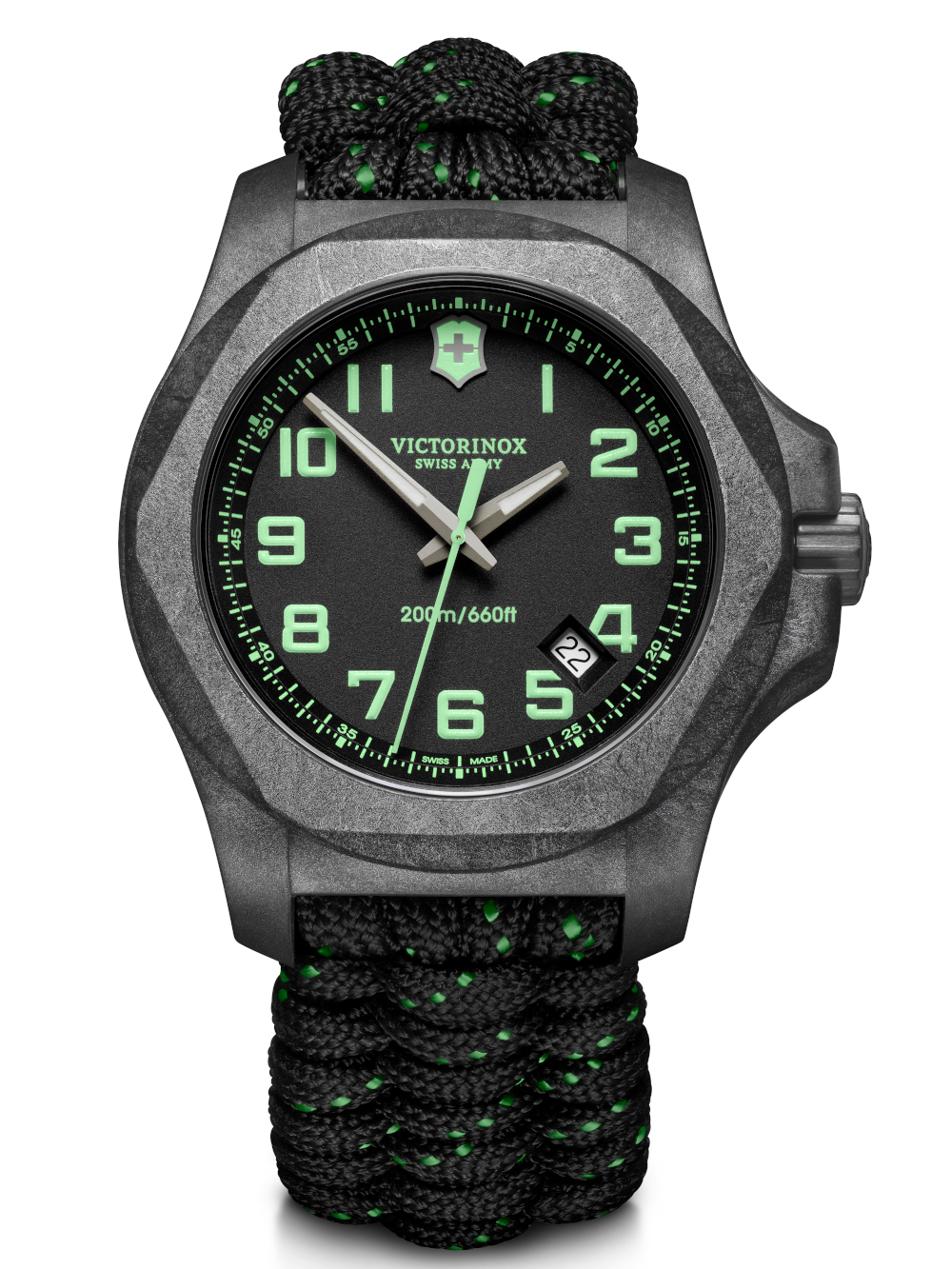 Pánské hodinky Victorinox 241859 I.N.O.X. Carbon set s náhradním řemínkem