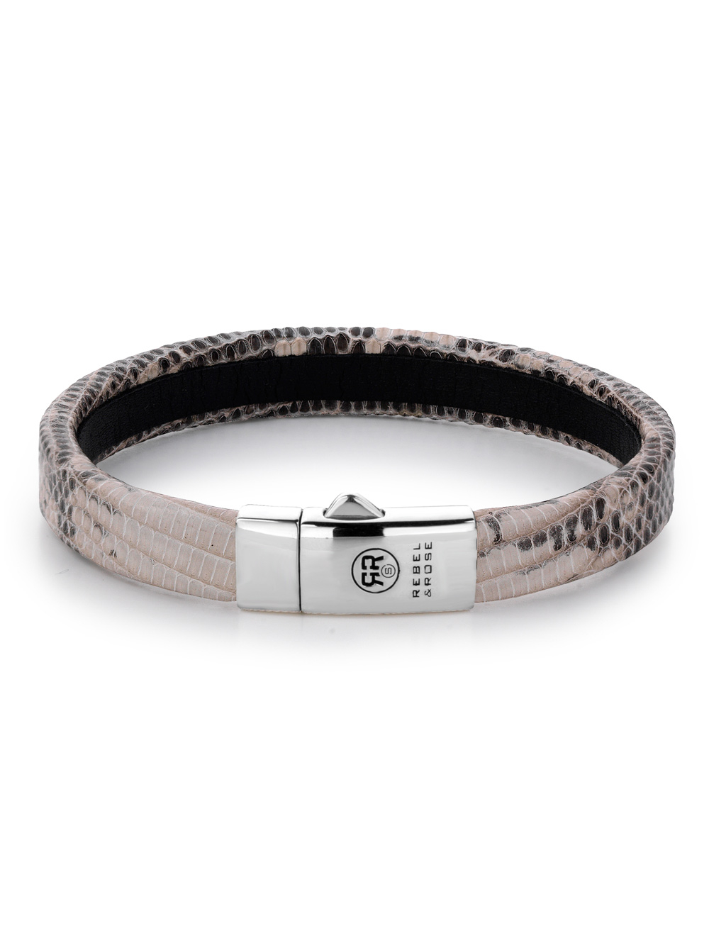 Rebel & Rose bracelet Lizzard RR-L0057-S-S men`s