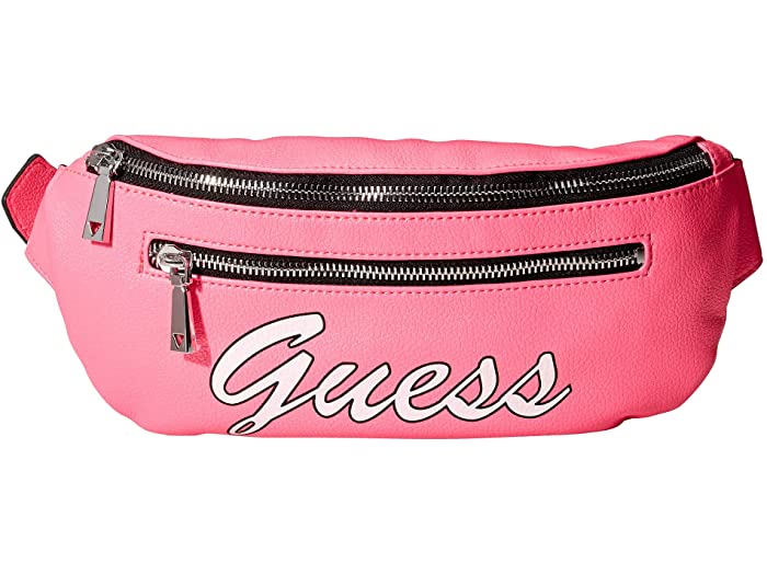 GUESS LEDVINKA SKOOLS OUT BELT BAG růžová