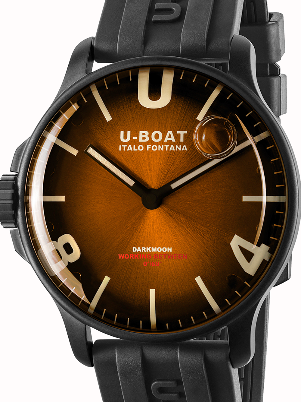 Pánské hodinky U-Boat 8699/B Darkmoon Brown IPB Soleil