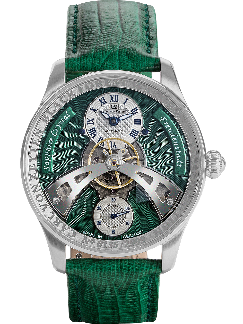 Pánské hodinky Carl von Zeyten CVZ0043GR Freudenstadt