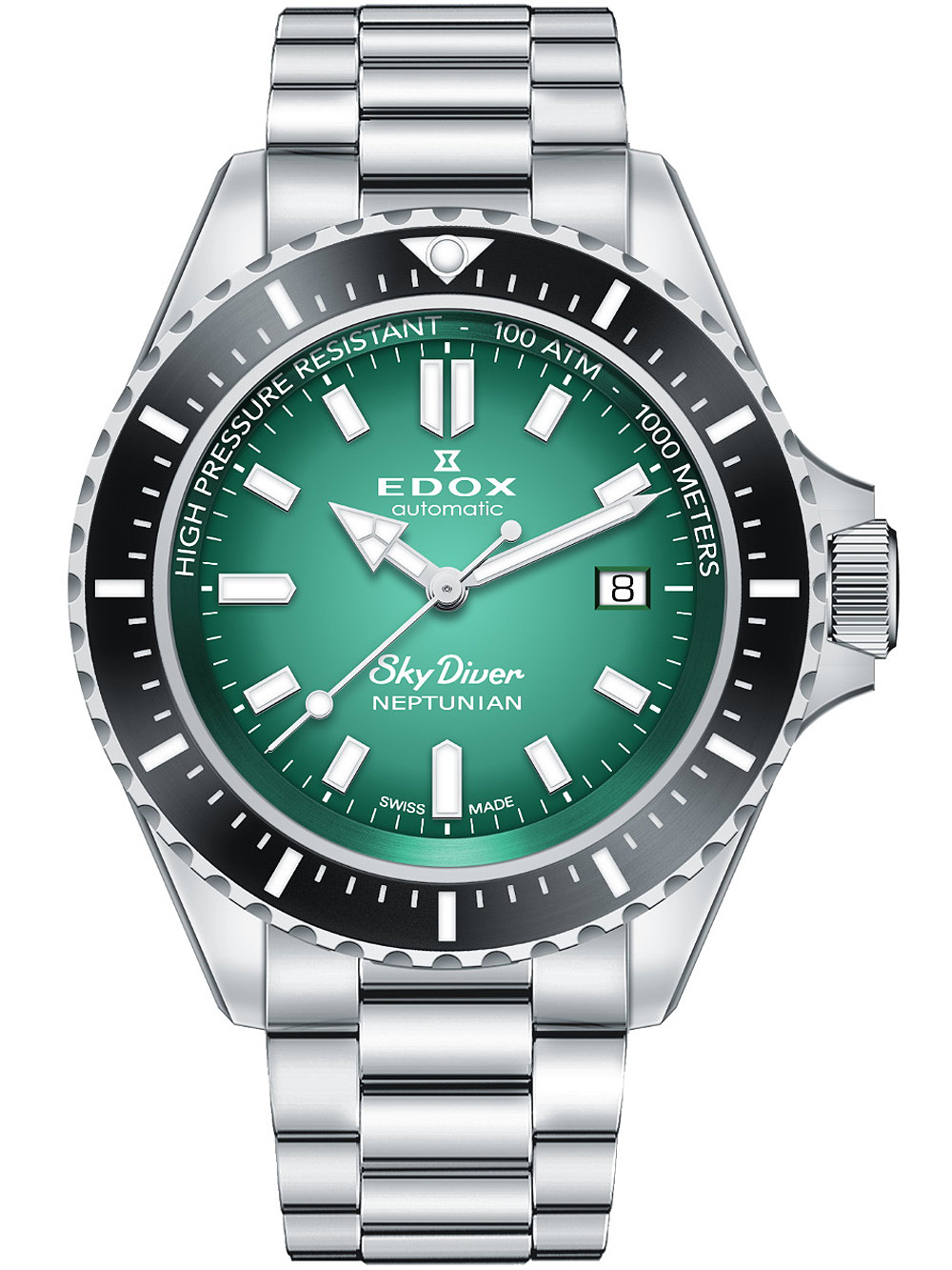 Pánské hodinky Edox 80120-3NM-VDN Skydiver Neptunian