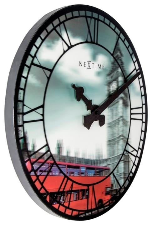 Designové nástěnné 3D hodiny 3136 Nextime Big Ben 39cm