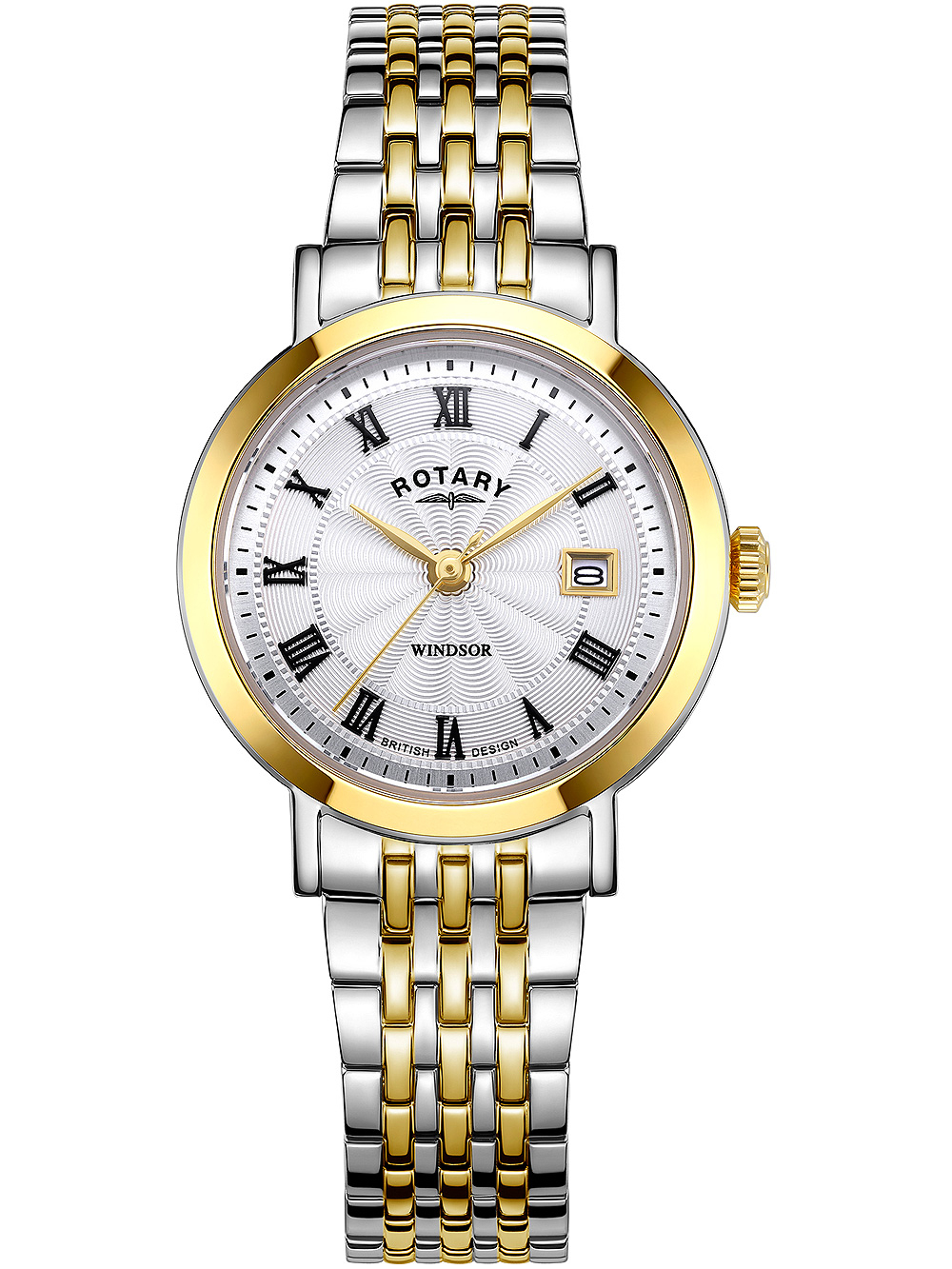 Dámské hodinky Rotary LB05421/01 Windsor Ladies Watch 27mm 5ATM
