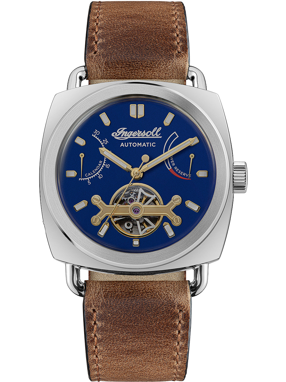 Pánské hodinky Ingersoll I13001 The Nashville Automatic Mens Watch 44mm 5ATM