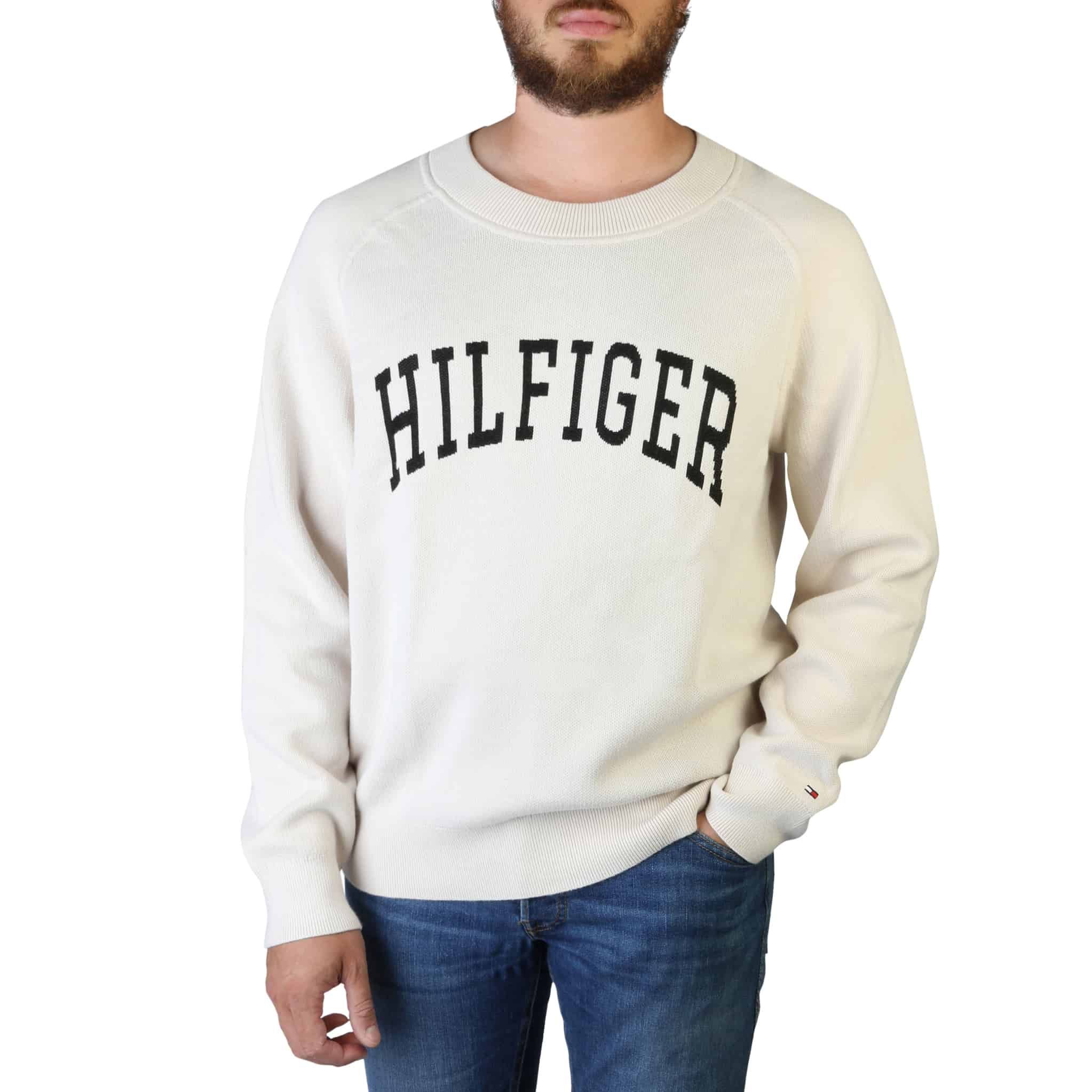 Pánský svetr Tommy Hilfiger MW0MW25353 Barva: bílá, Velikost: L