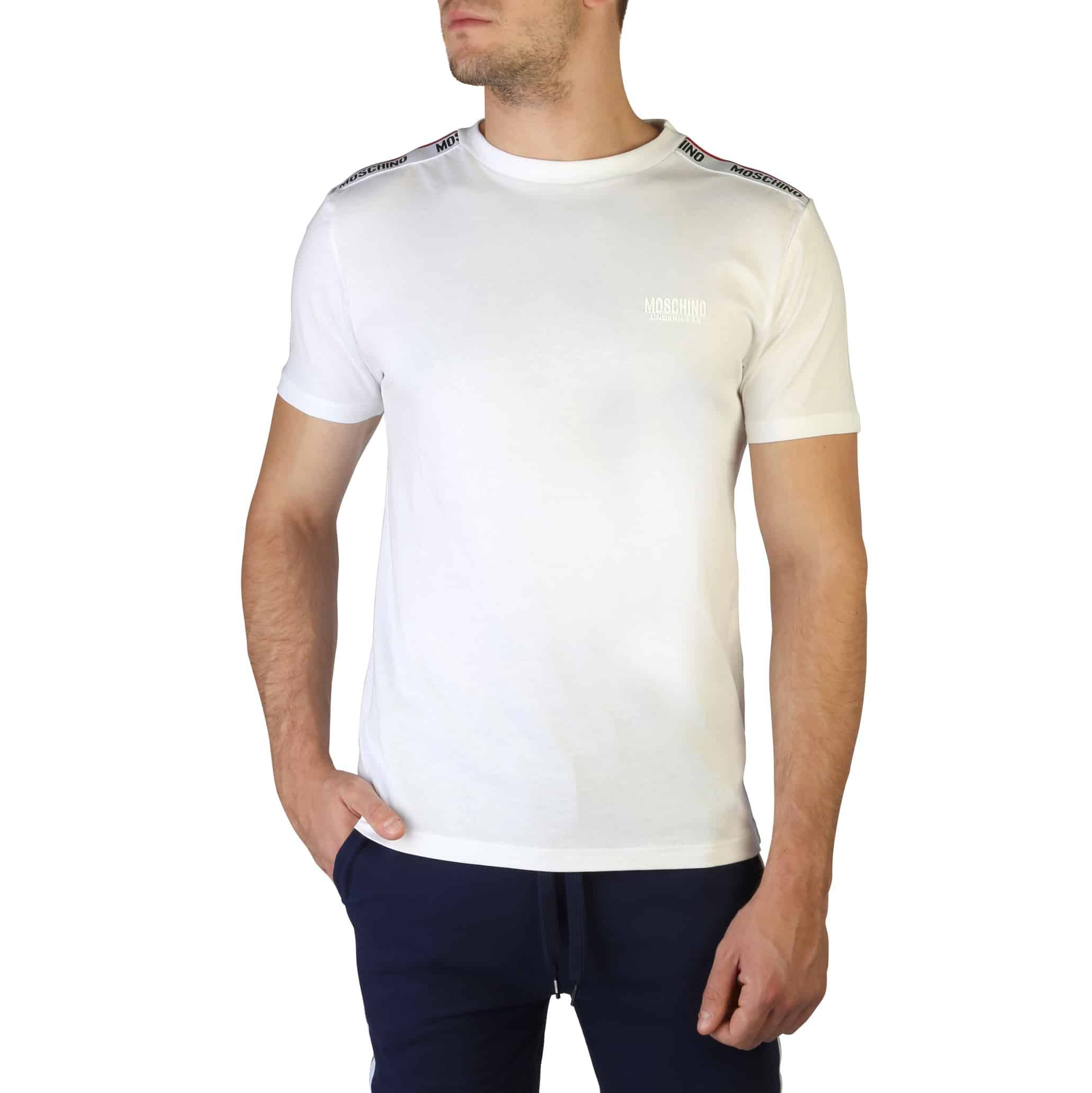 Pánské triko Moschino 1901-8101 Barva: bílá, Velikost: XL