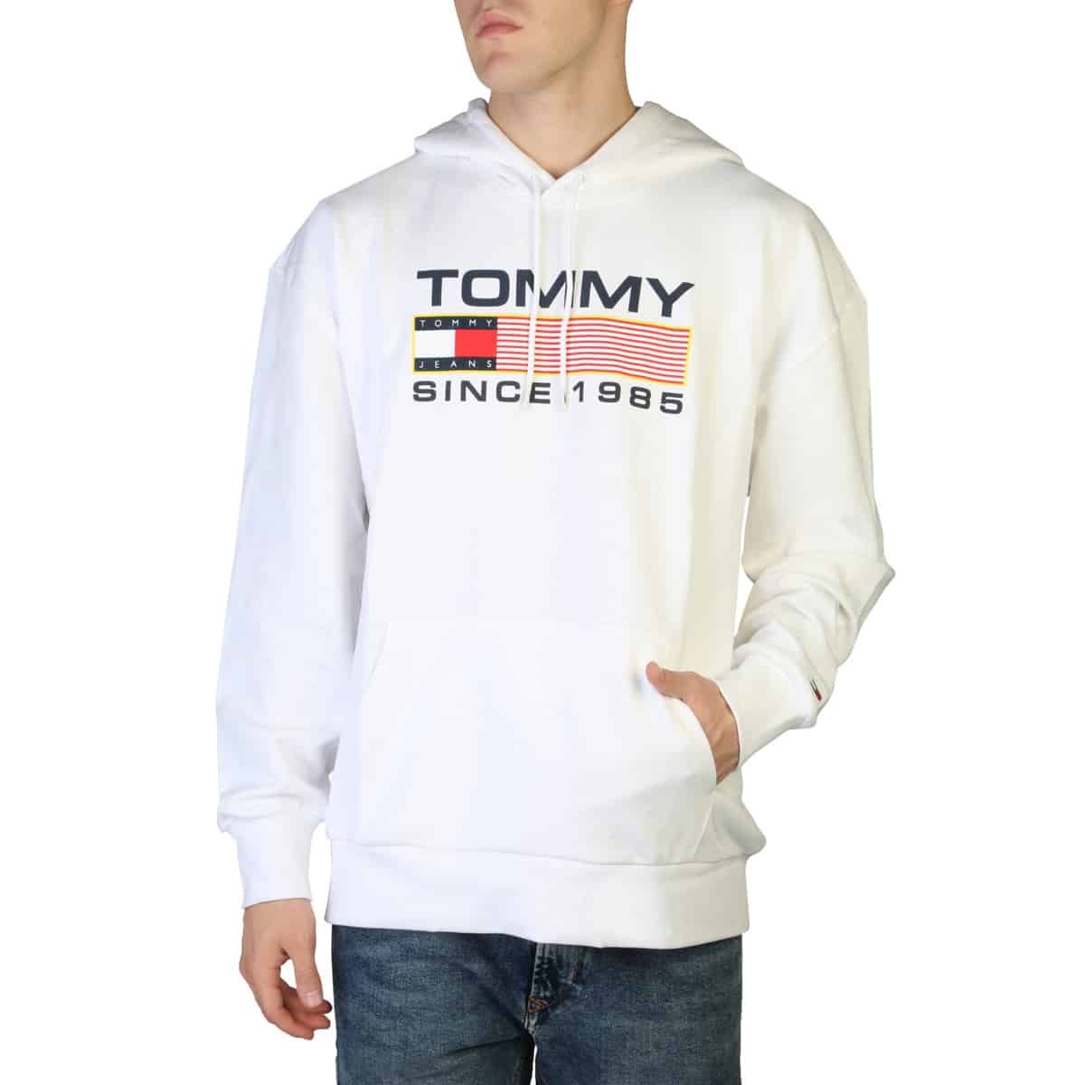Pánská mikina Tommy Hilfiger DM0DM15009 Barva: bílá, Velikost: M