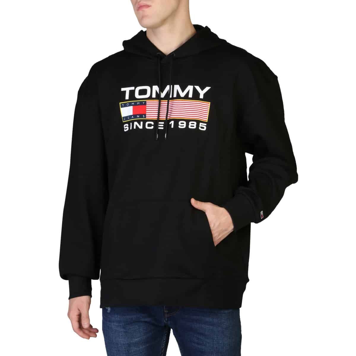 Pánská mikina Tommy Hilfiger DM0DM15009 Barva: černá, Velikost: S