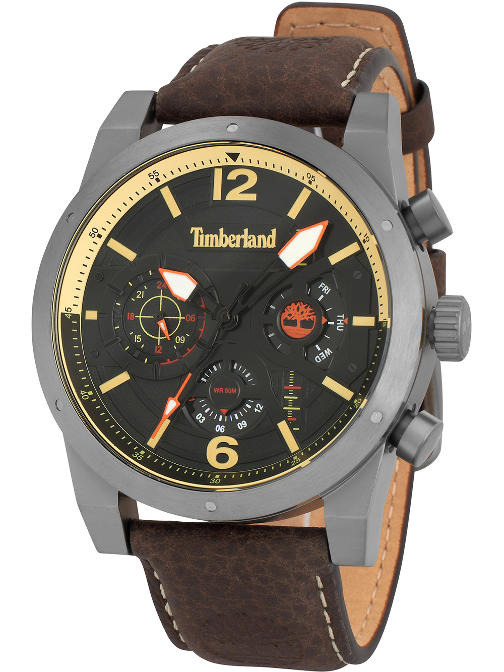Pánské hodinky Timberland TDWGF2100001 Holyoke Men`s 46mm 5ATM