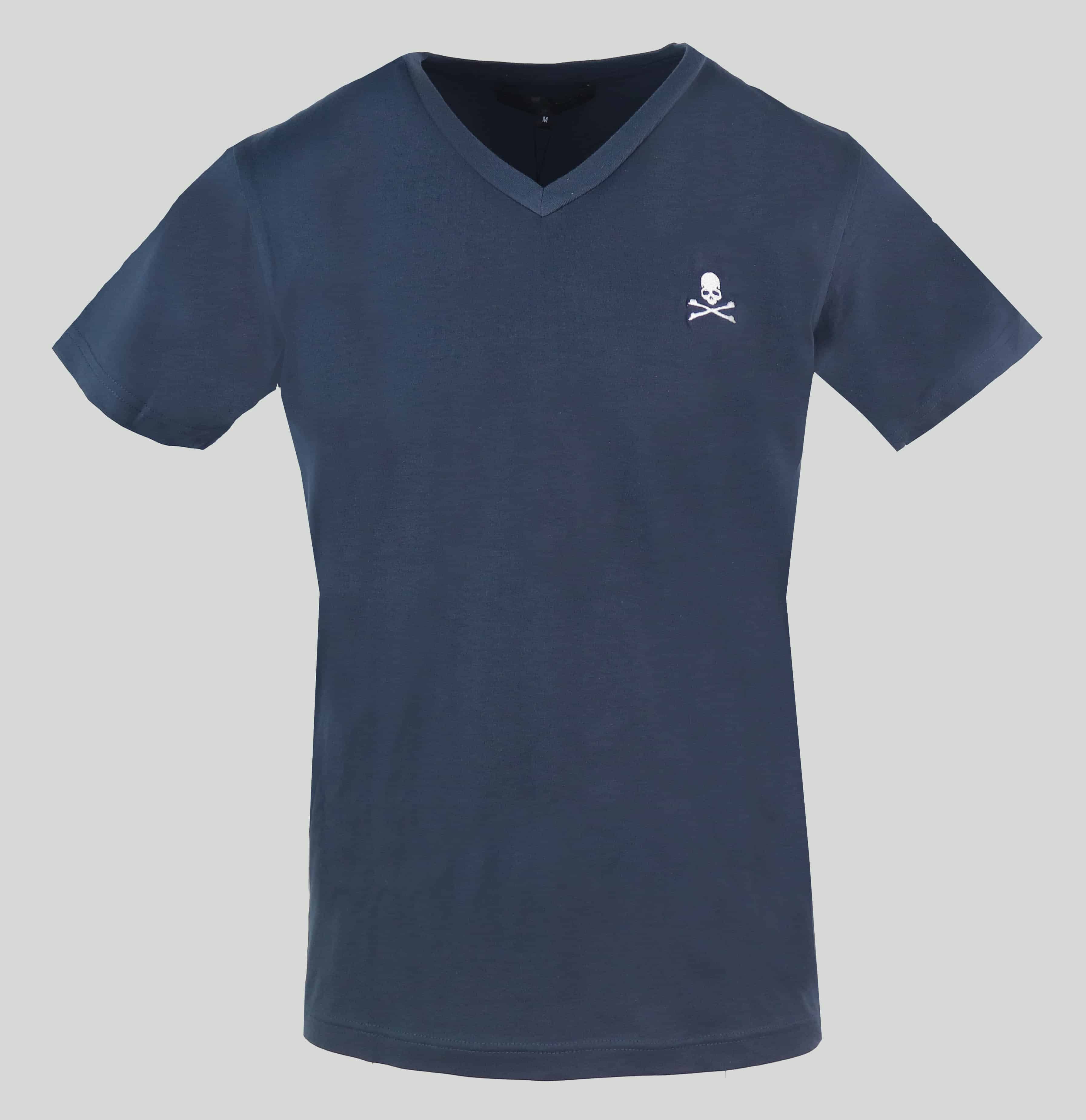 Pánské triko Philipp Plein UTPV01 Barva: Modrá, Velikost: M