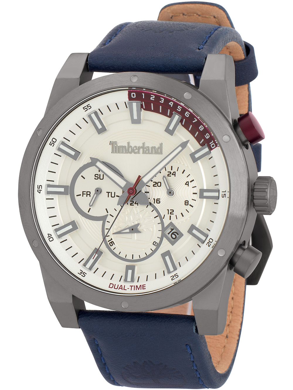 Pánské hodinky Timberland TDWJF2001802 Sherbrook Dual Time 46mm 5ATM