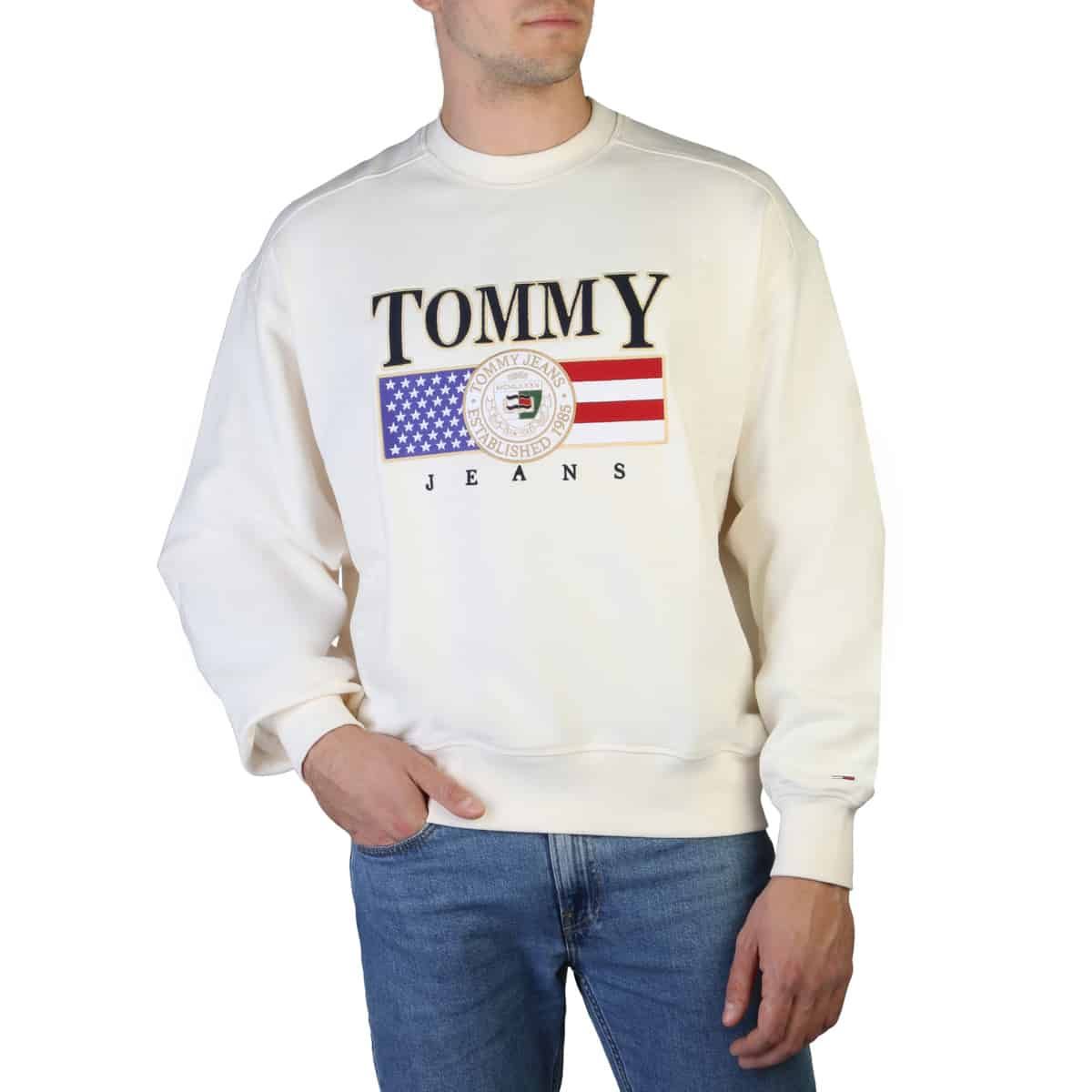 Pánská mikina Tommy Hilfiger DM0DM15717 Barva: bílá, Velikost: L