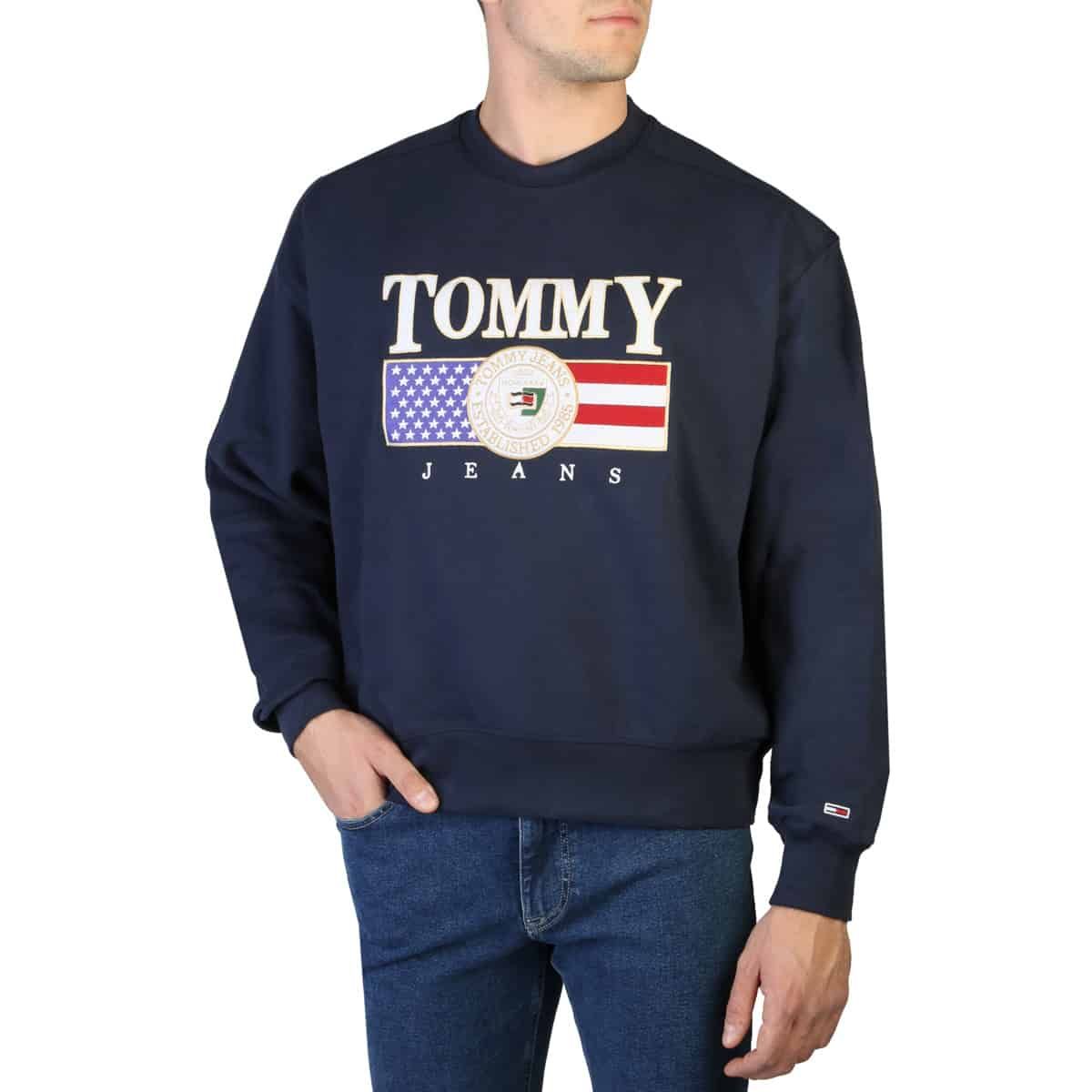 Pánská mikina Tommy Hilfiger DM0DM15717 Barva: Modrá, Velikost: S