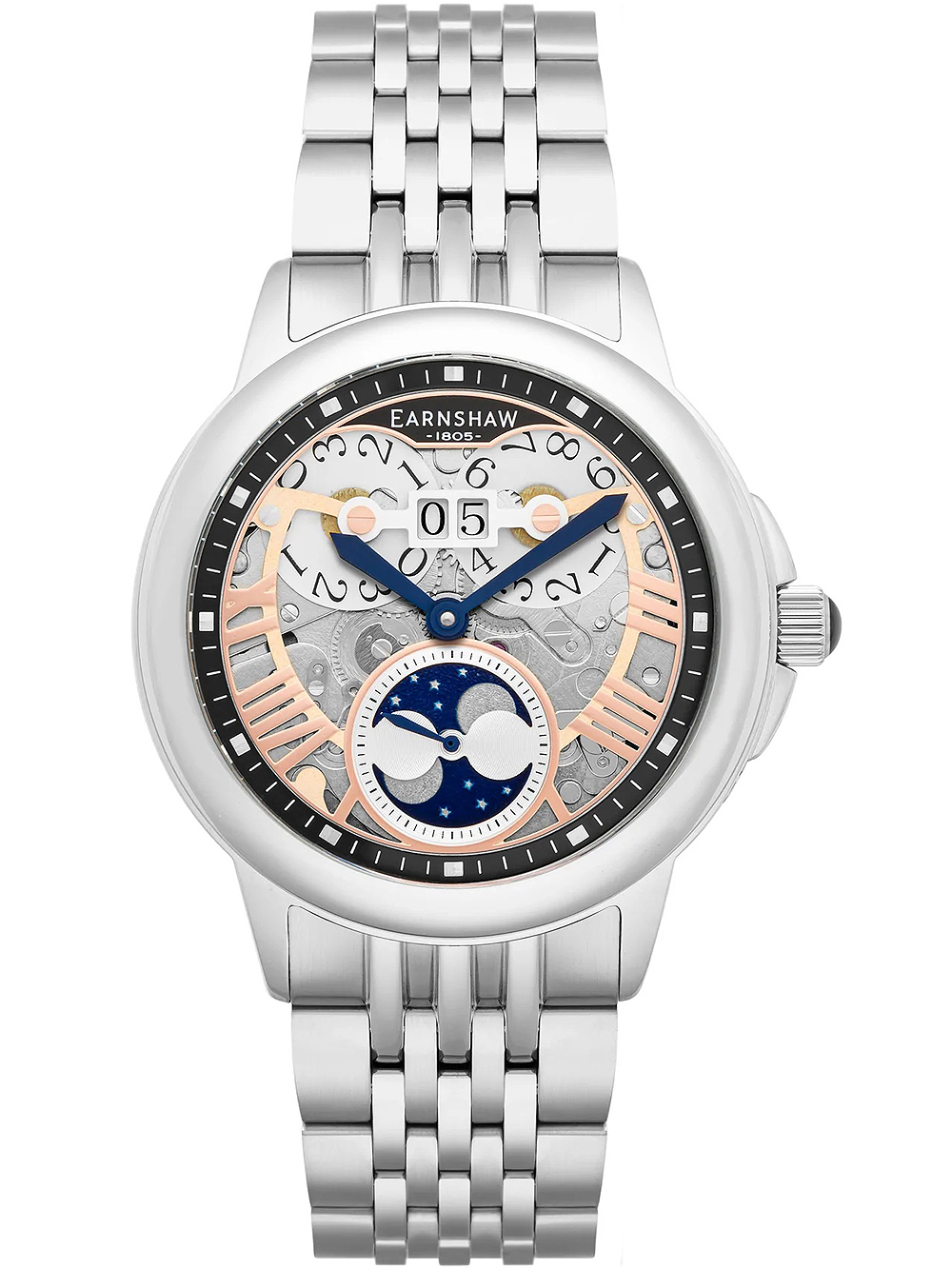 Pánské hodinky Thomas Earnshaw ES-8245-22 Alfred Waterhouse Grand Date Moon Phase