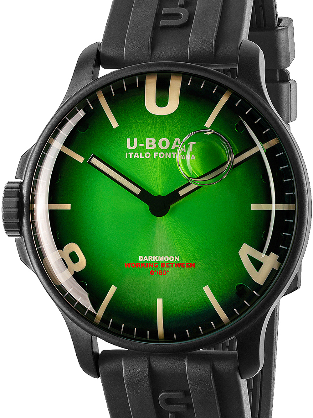 Pánské hodinky U-Boat 8698/B Darkmoon Green IPB Soleil