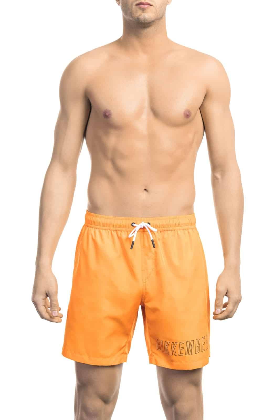 Bikkembergs Beachwear BKK1MBM01 Barva: oranžová, Velikost: XL