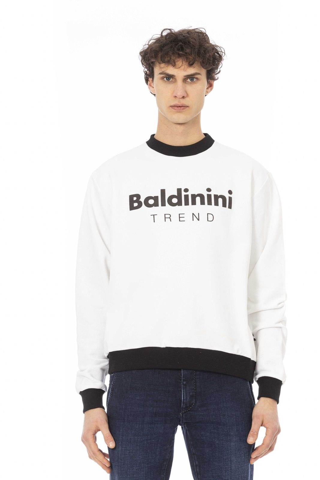 Pánská mikina Baldinini Trend 6510141_COMO Barva: bílá, Velikost: 3XL