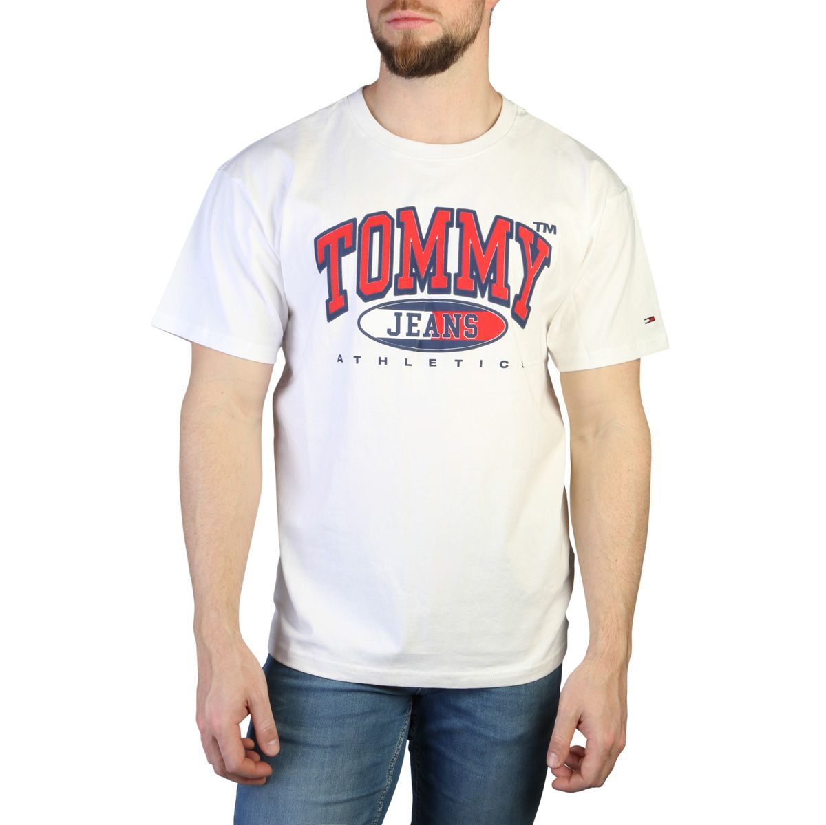 Pánské triko Tommy Hilfiger DM0DM16407 Barva: bílá, Velikost: S