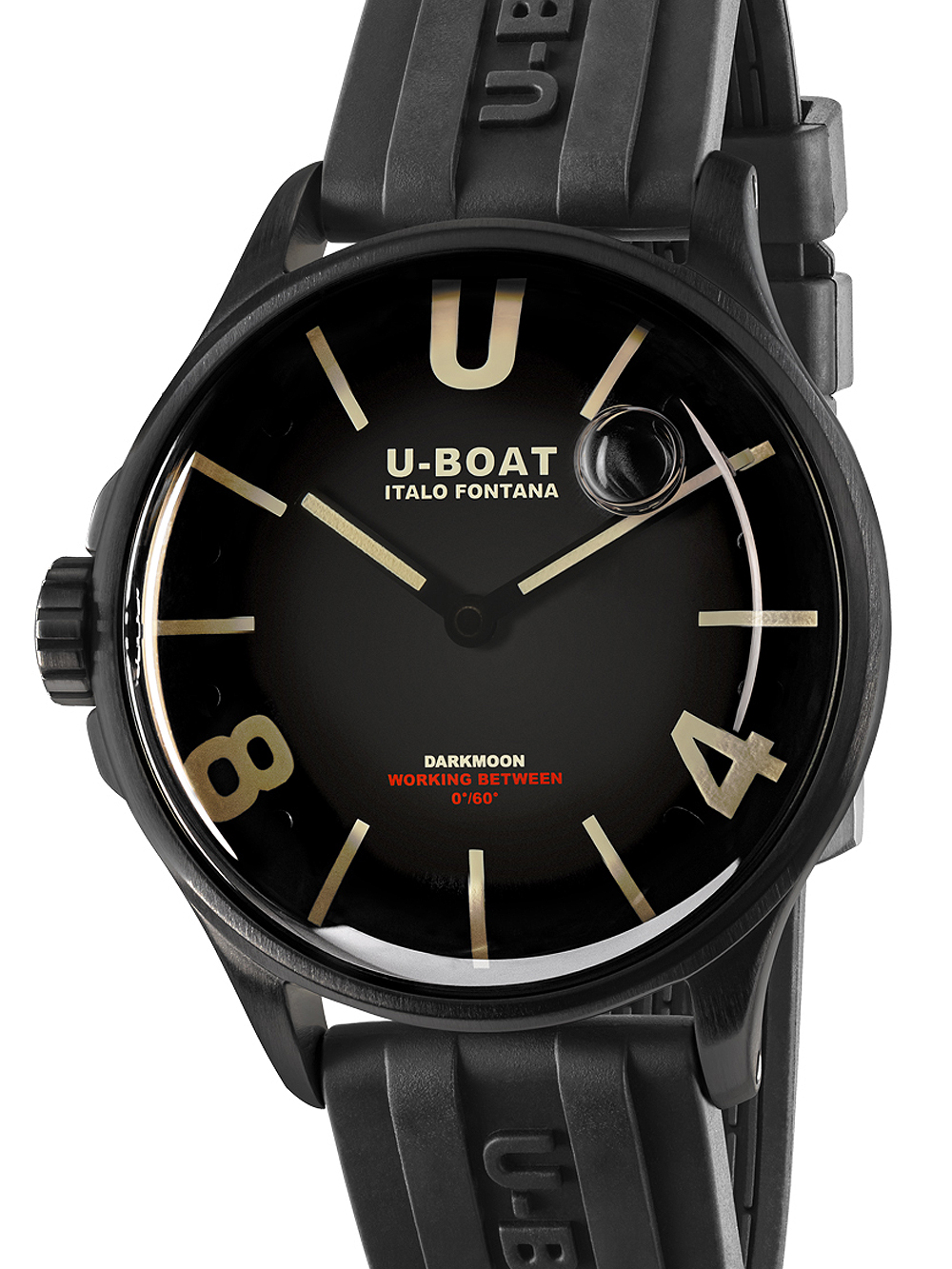 Pánské hodinky U-Boat 9019/A Darkmoon 40mm IPB 5ATM