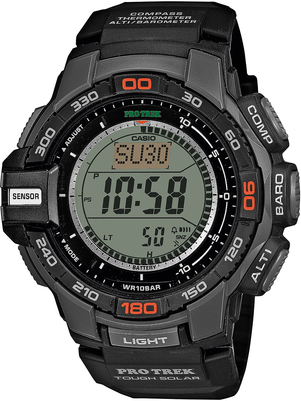 Pánské hodinky Casio PRG-270-1ER Pro Trek solar 52mm 10ATM