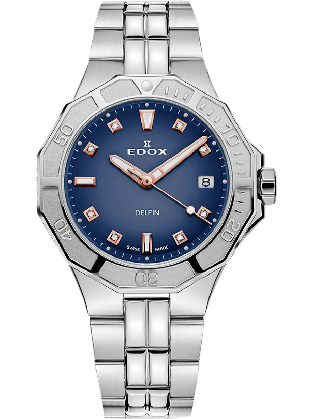 Dámské hodinky Edox 53020-3M-BUDDR Delfin