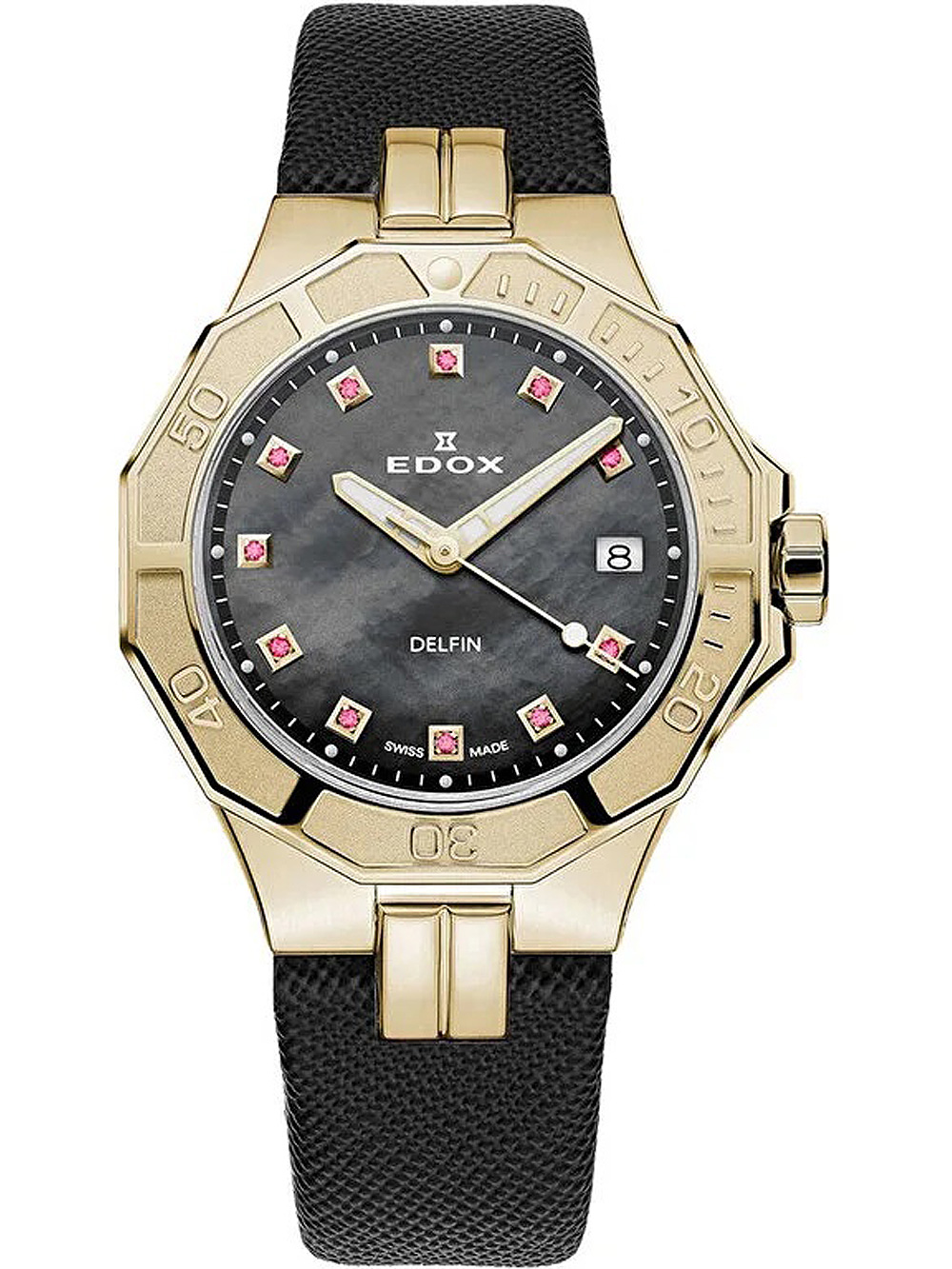 Dámské hodinky Edox 53020-37JC-NANRUD Delfin