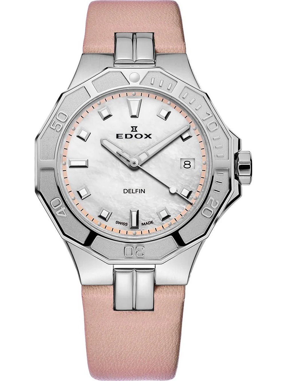 Dámské hodinky Edox 53020-3C-NARN Delfin
