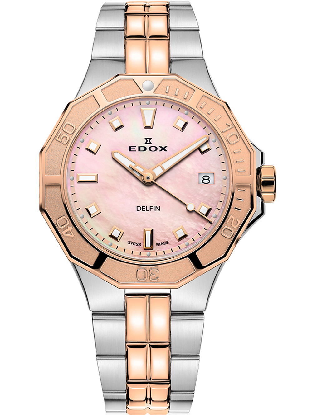 Dámské hodinky Edox 53020-357RM-ROR Delfin Diver