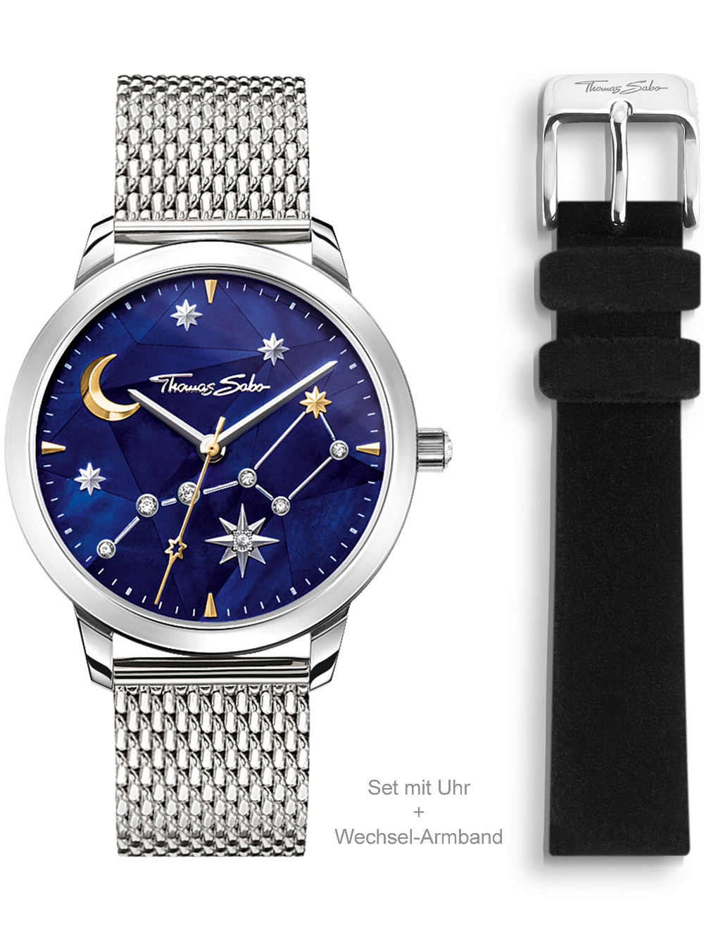 Dámské hodinky Thomas Sabo SET_WA0372-217-209 Spirit Cosmos Ladies Watch 33mm 5ATM