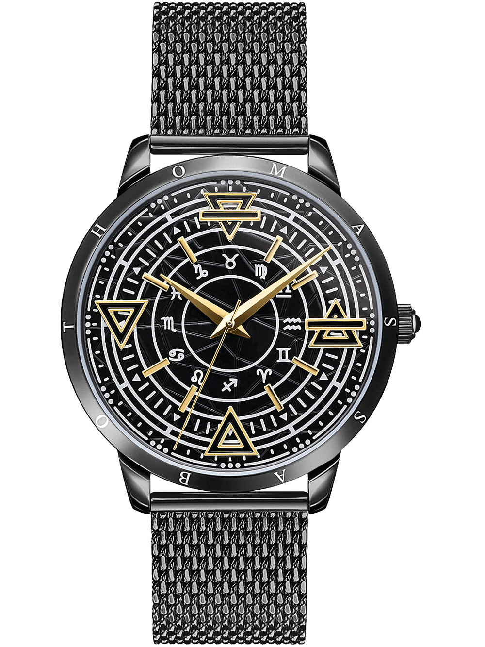 Pánské hodinky Thomas Sabo WA0389-202-203 Elements of Nature Mens Watch 42mm 5ATM