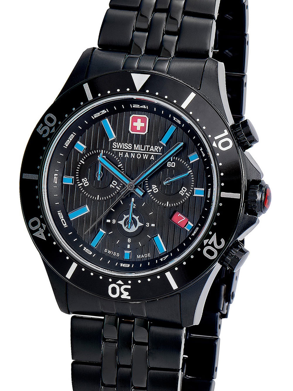 Pánské hodinky Swiss Military Hanowa SMWGI2100730 Flagship X Mens Watch 43mm 10ATM