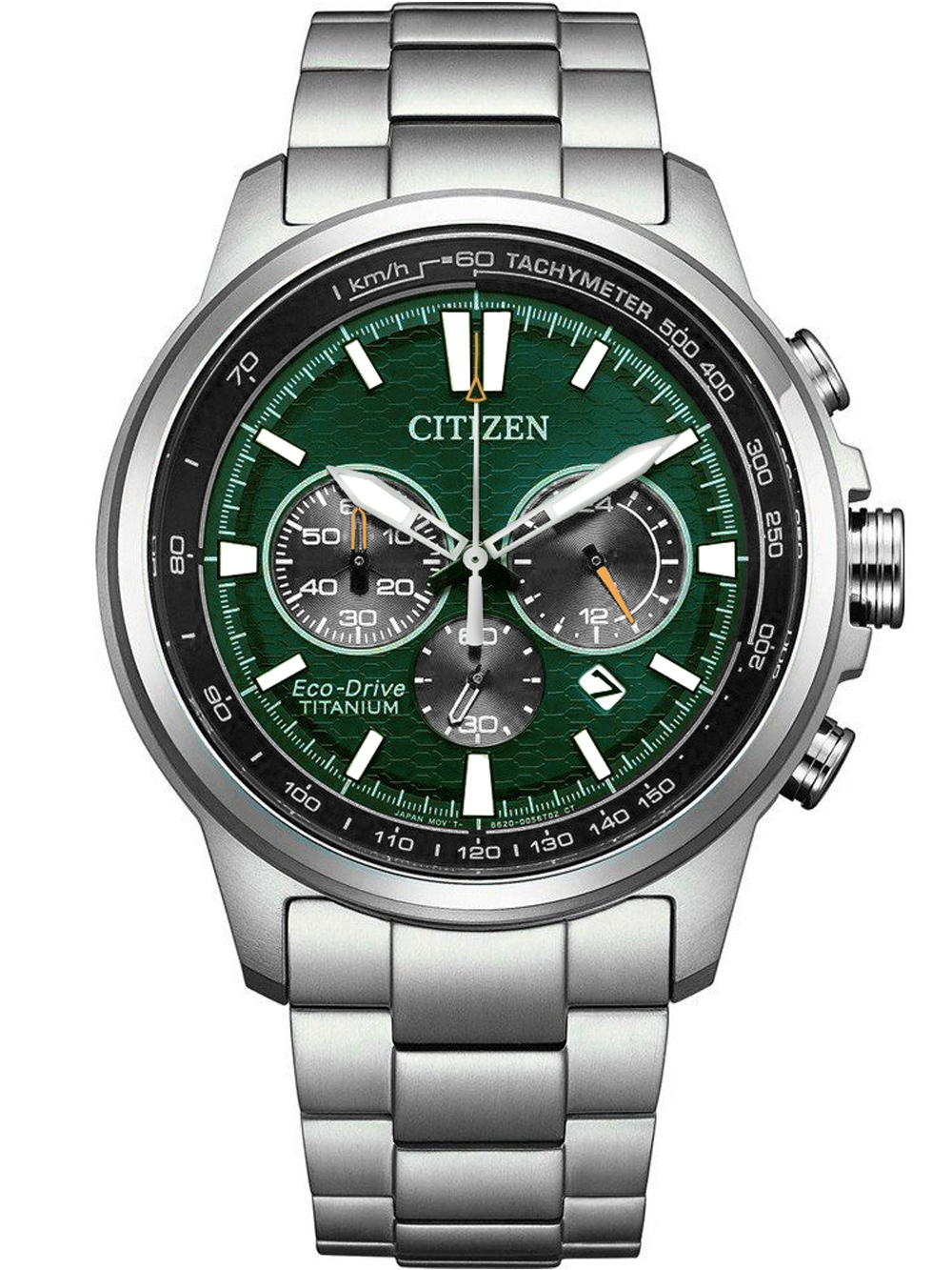 Pánské hodinky Citizen CA4570-88X Eco-Drive Titanium Chronograph Mens Watch 44mm 10ATM