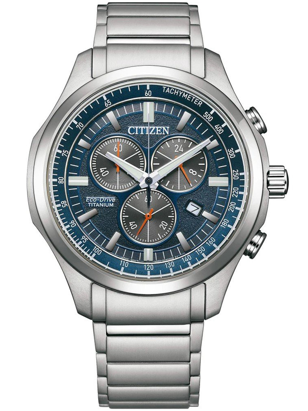 Pánské hodinky Citizen AT2530-85L Eco-Drive Titanium Chronograph Mens Watch 43mm 10ATM