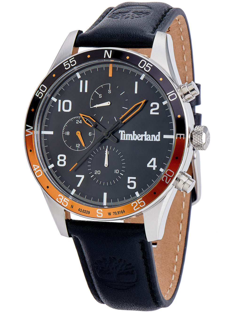 Pánské hodinky Timberland TDWGF2100503 Chicopee Mens Watch 46mm 5ATM