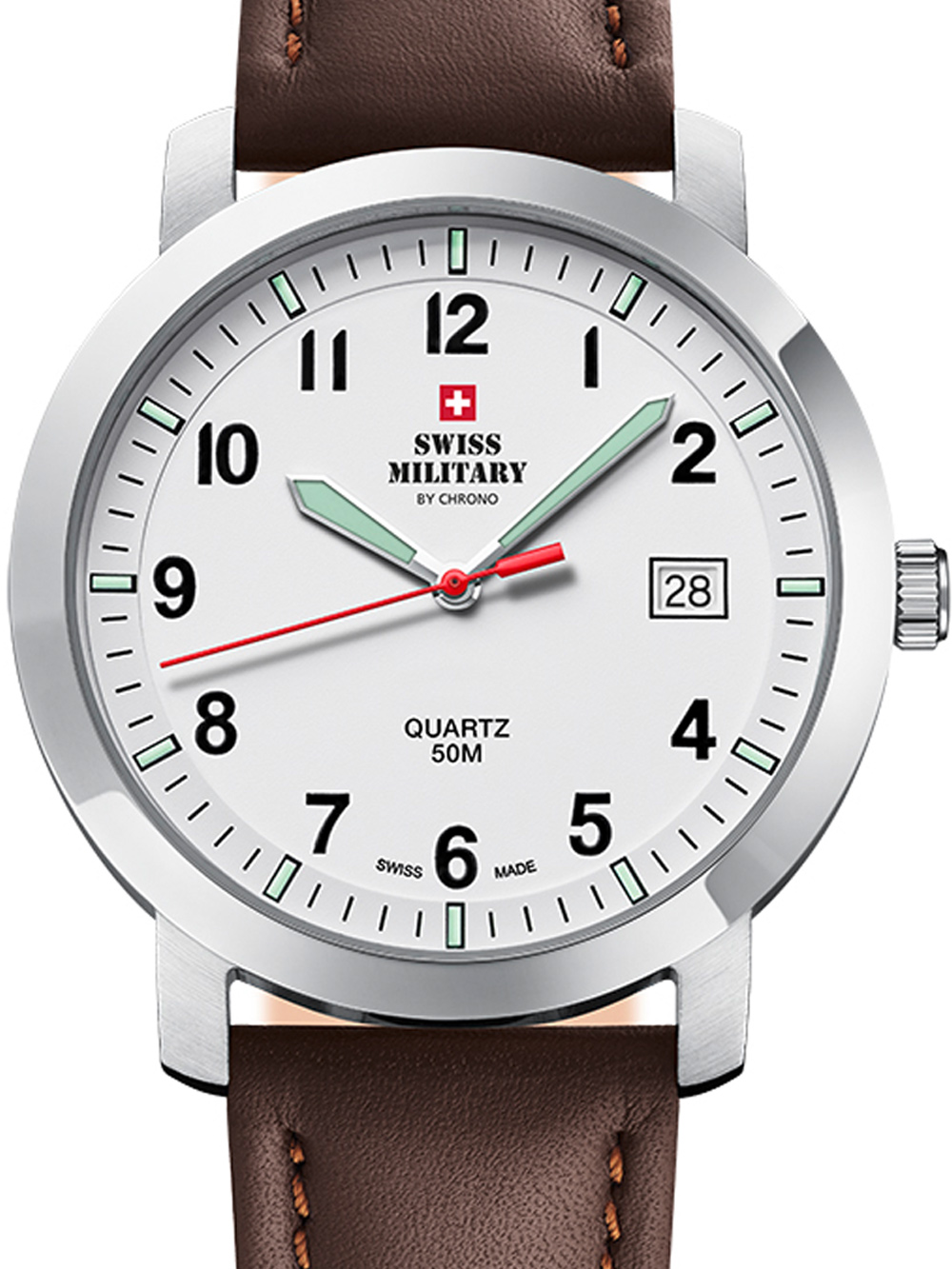 Pánské hodinky Swiss Military SM34083.11 Mens Watch 40mm 5ATM