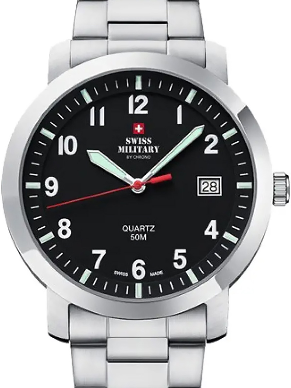 Pánské hodinky Swiss Military SM34083.07 Mens Watch 40mm 5ATM