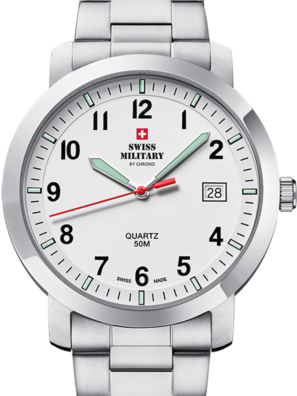 Pánské hodinky Swiss Military SM34083.08 Mens Watch 40mm 5ATM