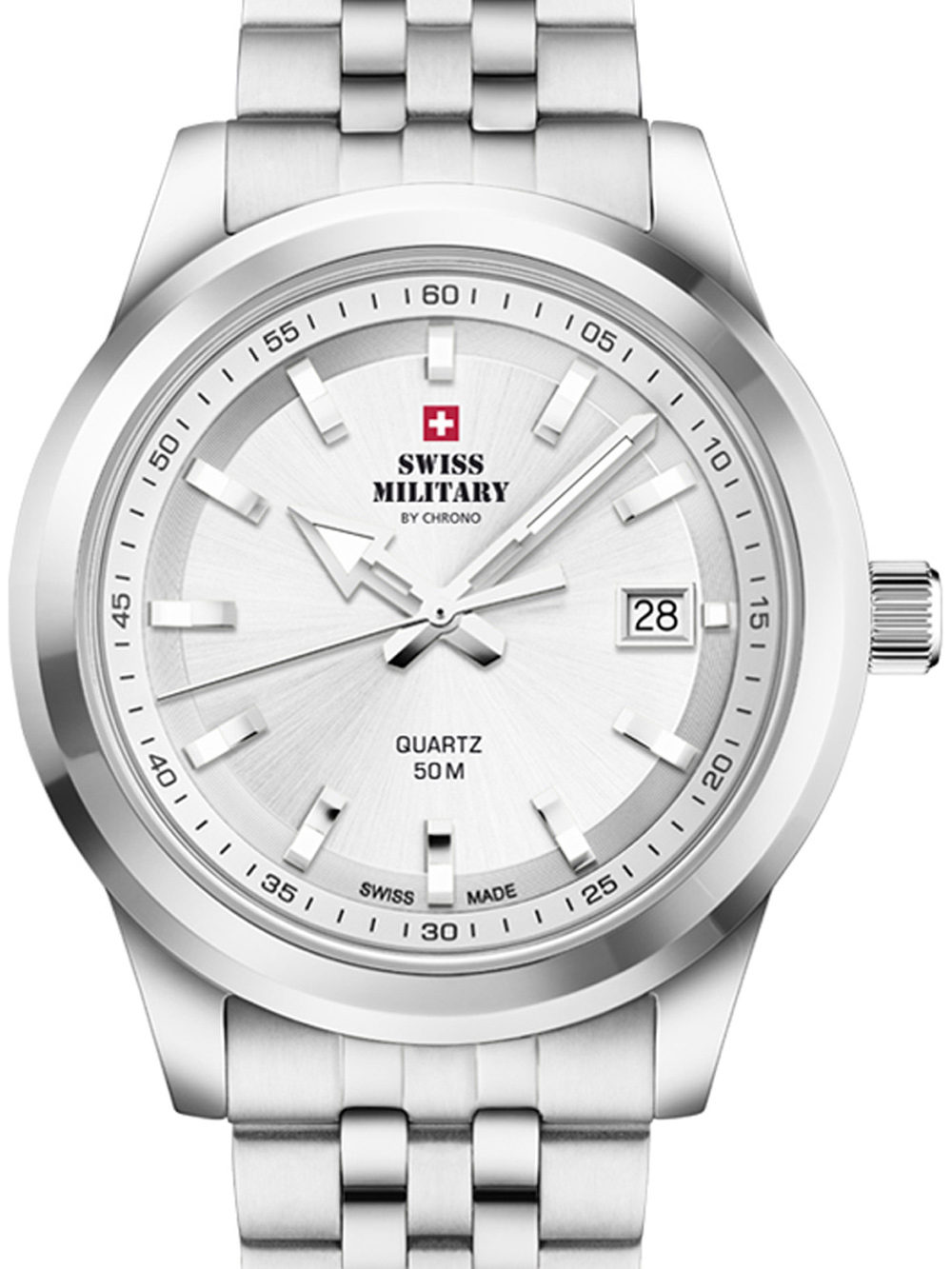 Pánské hodinky Swiss Military SM34094.02 Mens Watch 41mm 5ATM