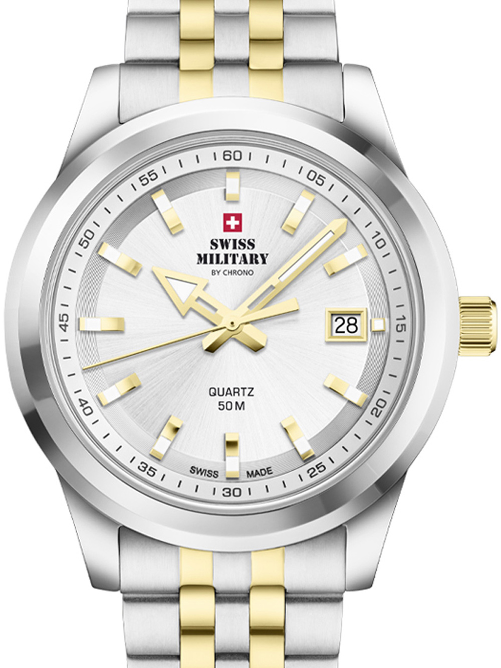Pánské hodinky Swiss Military SM34094.04 Mens Watch 41mm 5ATM