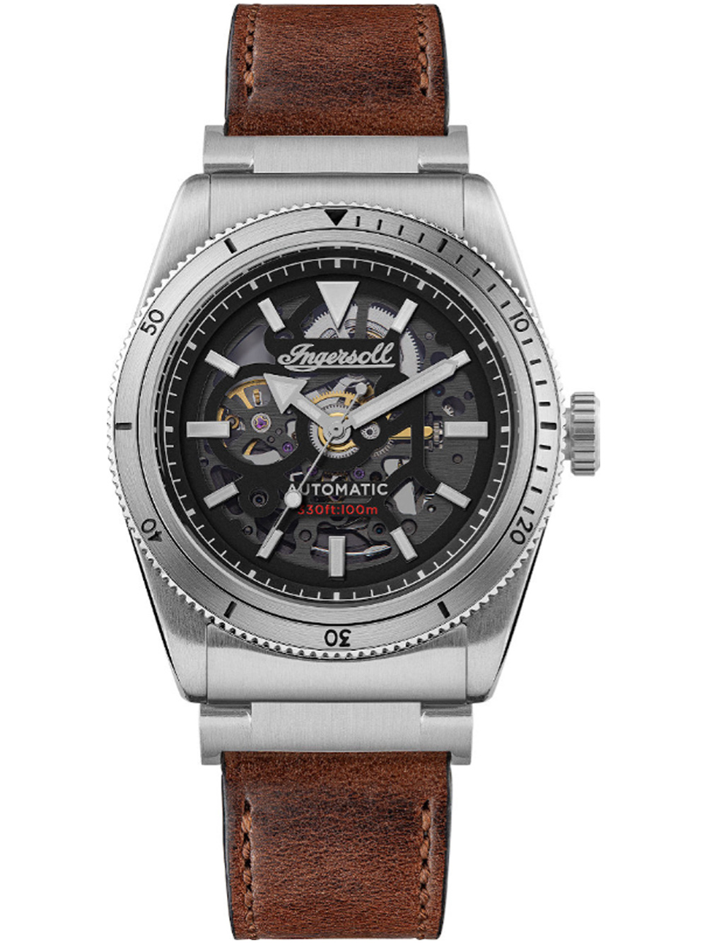 Pánské hodinky Ingersoll I13901 The Scovill Automatic Mens Watch 43mm 10ATM