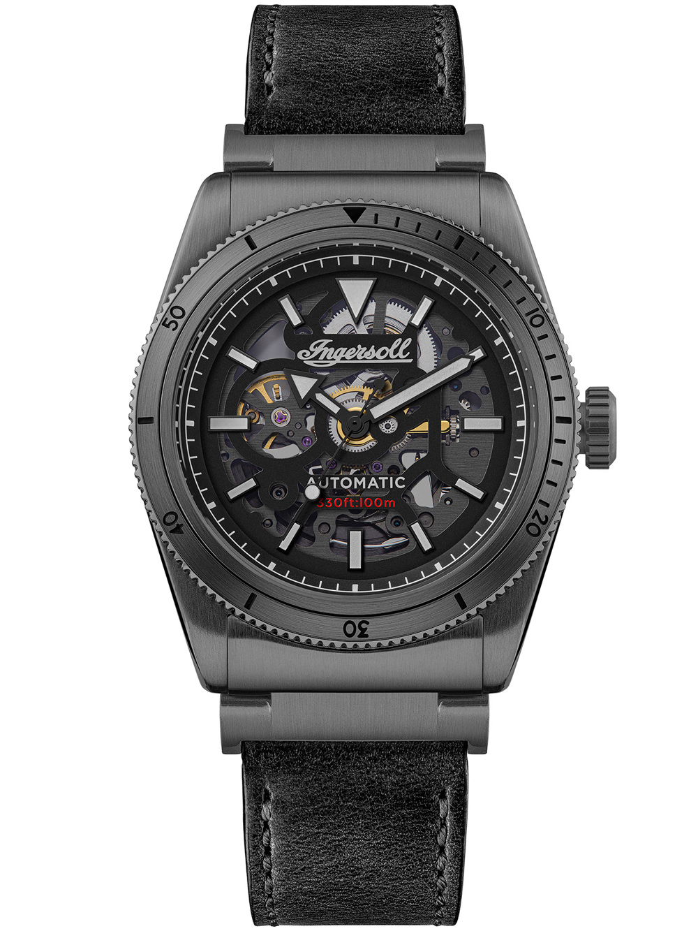 Pánské hodinky Ingersoll I13902 The Scovill Automatic Mens Watch 43mm 10ATM