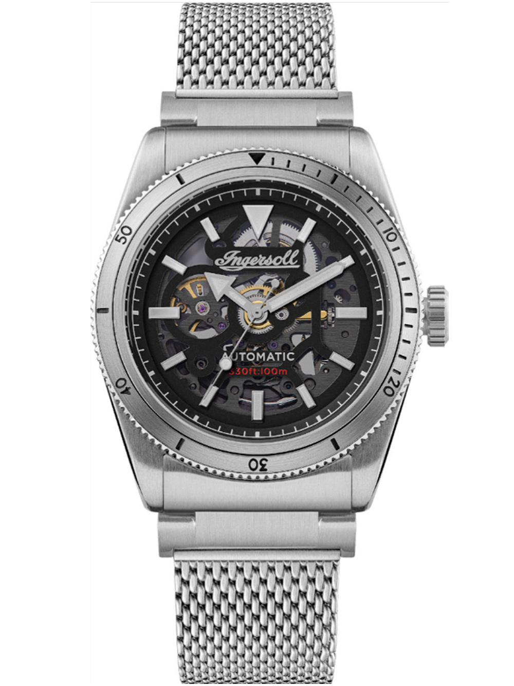 Pánské hodinky Ingersoll I13903 The Scovill Automatic Mens Watch 43mm 10ATM