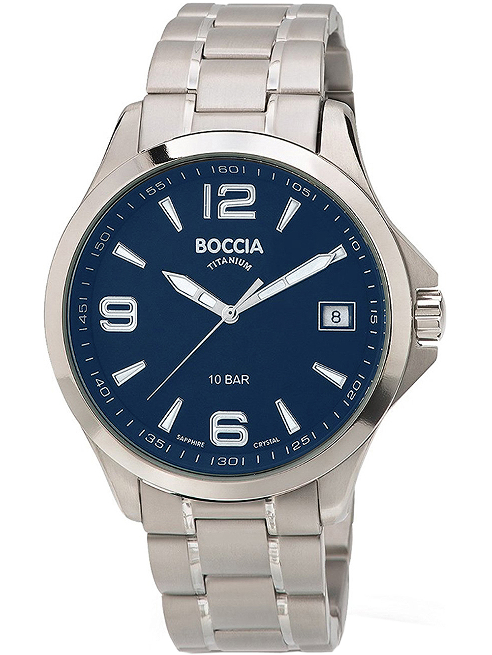 Pánské hodinky Boccia 3591-03 Men`s Watch Titanium 41mm 10ATM