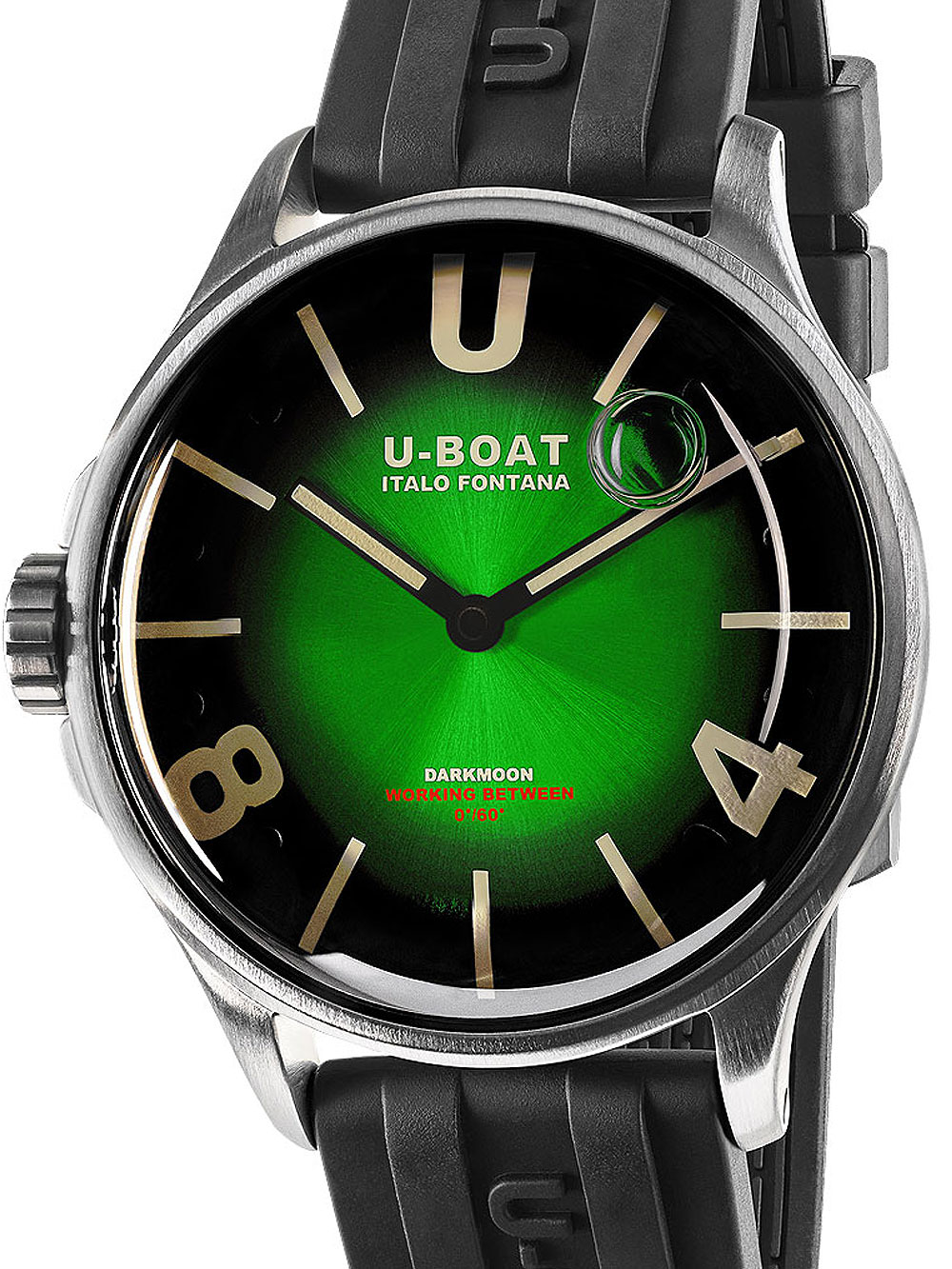 Pánské hodinky U-Boat 9502 Darkmoon Green SS Soleil