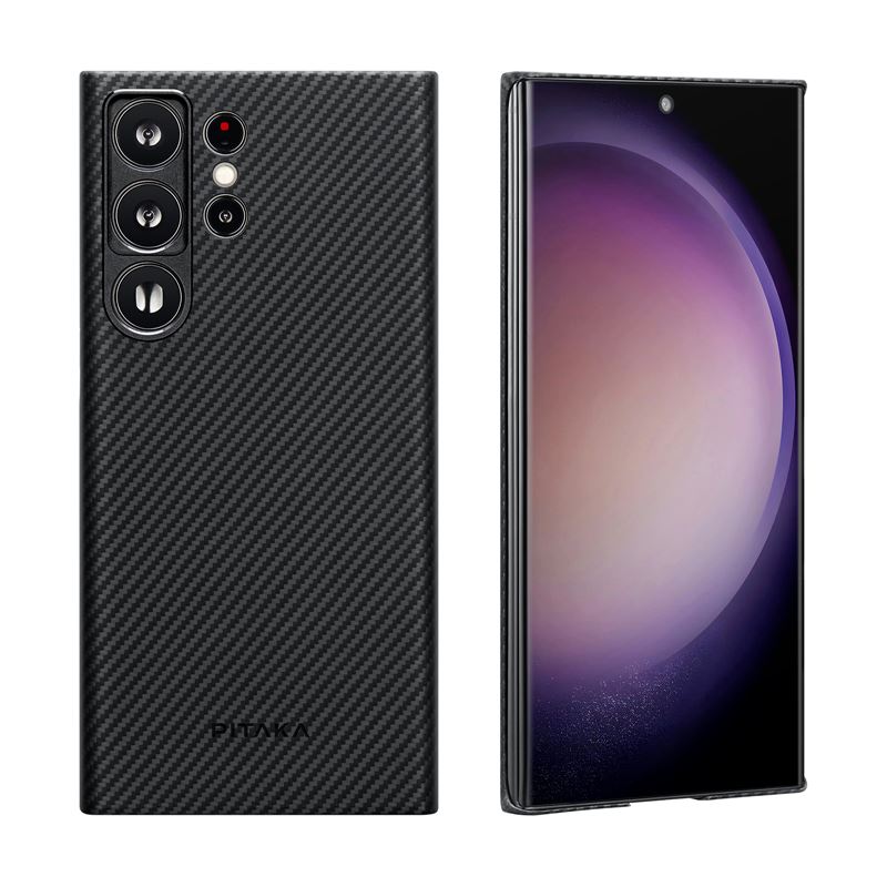 Pitaka MagEZ 3 case, black/grey - Samsung Galaxy S23 Ultra