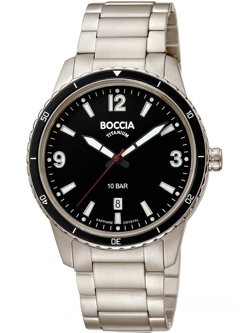 Pánské hodinky Boccia 3635-03 Men`s Watch Titanium 42mm 10ATM