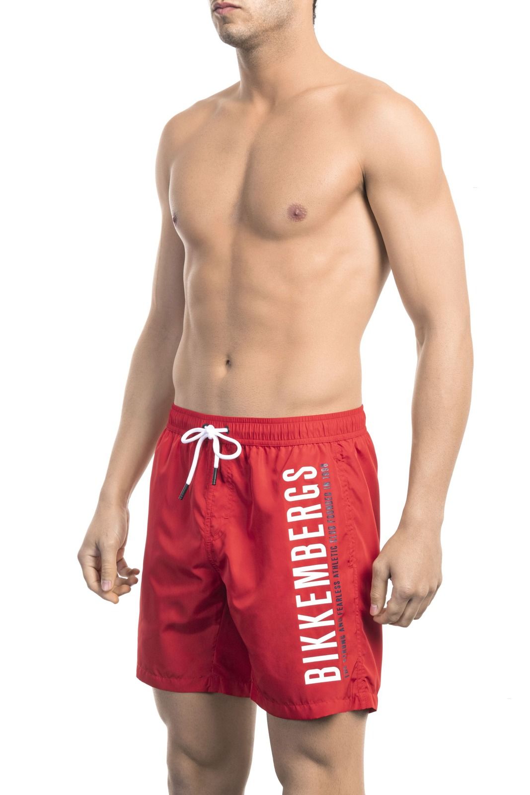 Bikkembergs Beachwear BKK1MBM03 Barva: červená, Velikost: L