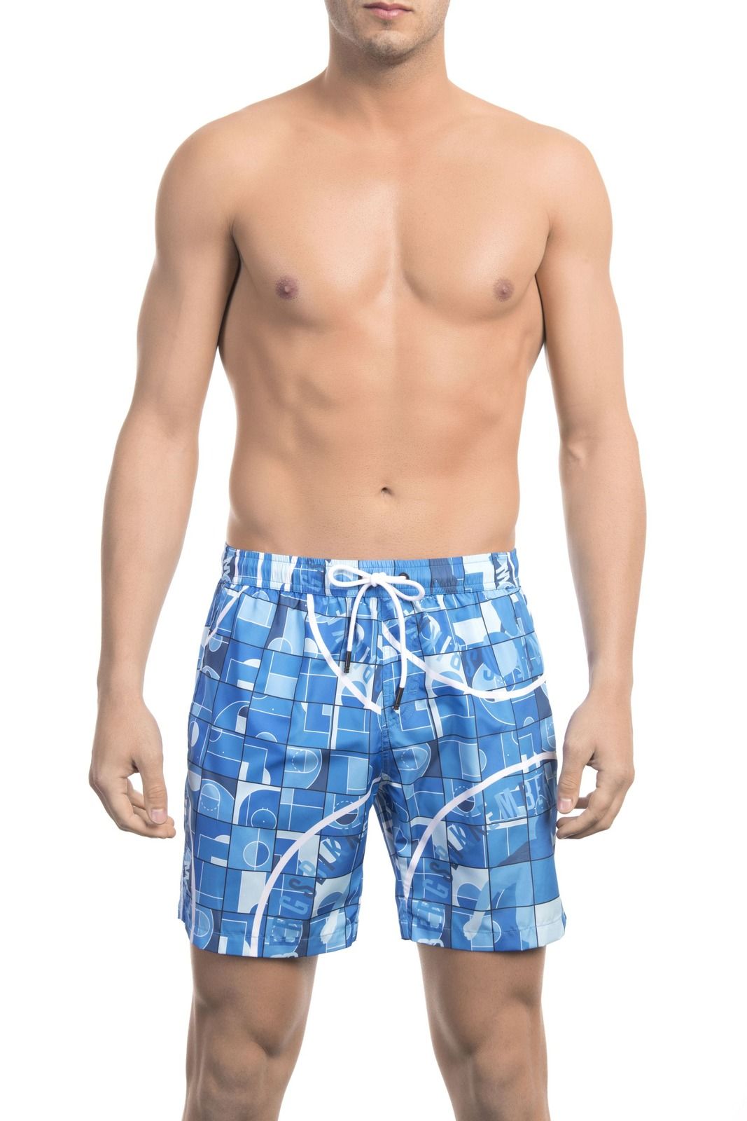Bikkembergs Beachwear BKK1MBM05 Barva: Modrá, Velikost: L